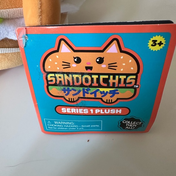 Charlie the Chicken sando Sandoichis series 1 plush apx 7 inches tall NWT - Picture 3 of 9